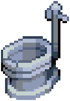 White Modern Basic Toilet — extracted game image