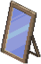 Wooden Modern Basic Mirror — extracted game image