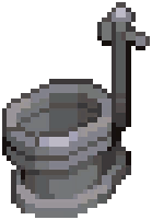 Grey Modern Basic Toilet
