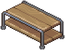 Birchwood Industrial Table — extracted game image
