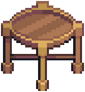 Gold Modern Basic Side Table