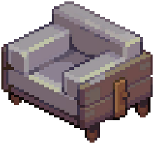 White Industrial Seat — extracted game image
