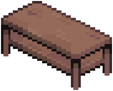 Mahogany Modern Basic Table