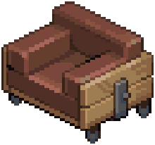 Red Industrial Seat — extracted game image