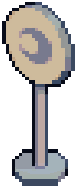 Moon Road Sign