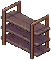 Pinewood Industrial Shelving Unit — extracted game image