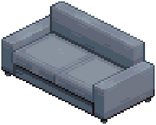 Blue Modern Basic Two-Seater