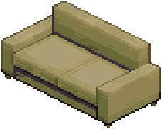 Green Modern Basic Two-Seater — extracted game image