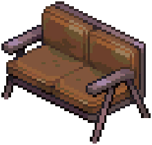 Orange Industrial Two-Seater — extracted game image