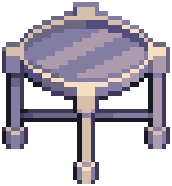 Purple Modern Basic Side Table