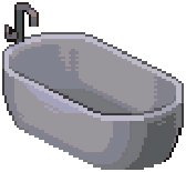 Grey Modern Basic Bathtub