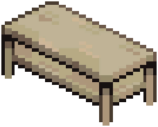 Cream Modern Basic Table